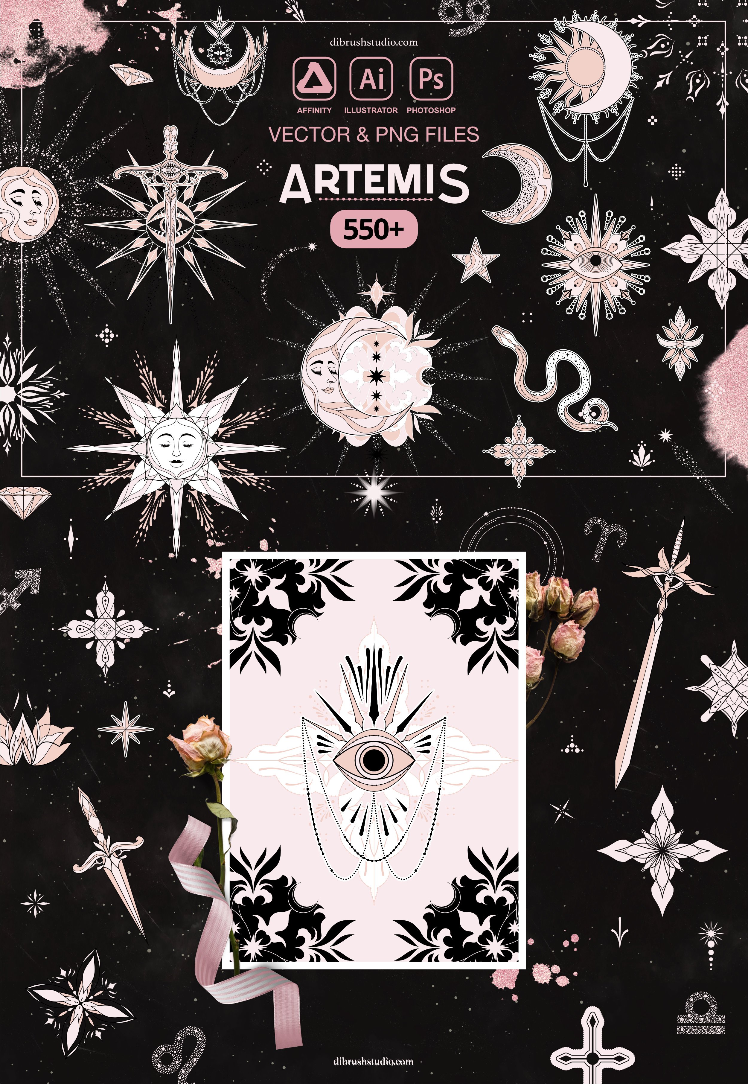 Artemis - ClipArt & Vector Pack cover image.
