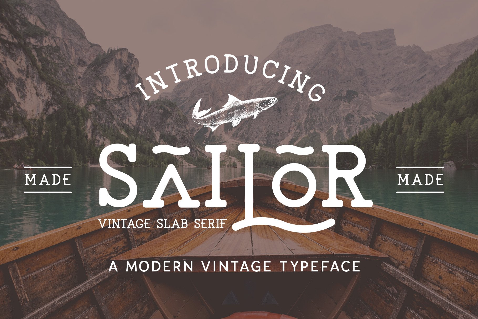 The Sailor Typeface preview image.