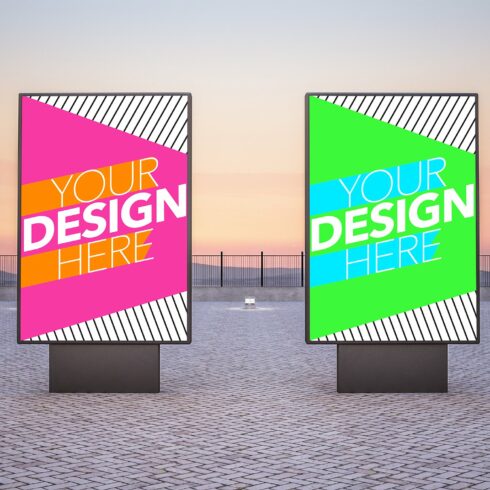 Two Outdoor Vertical Billboards cover image.