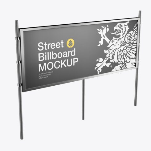 Street Billboard Mockup cover image.
