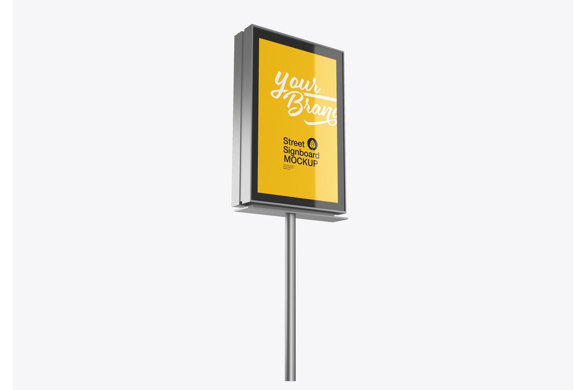 Outdoor Kiosk Advertisement Mockup cover image.