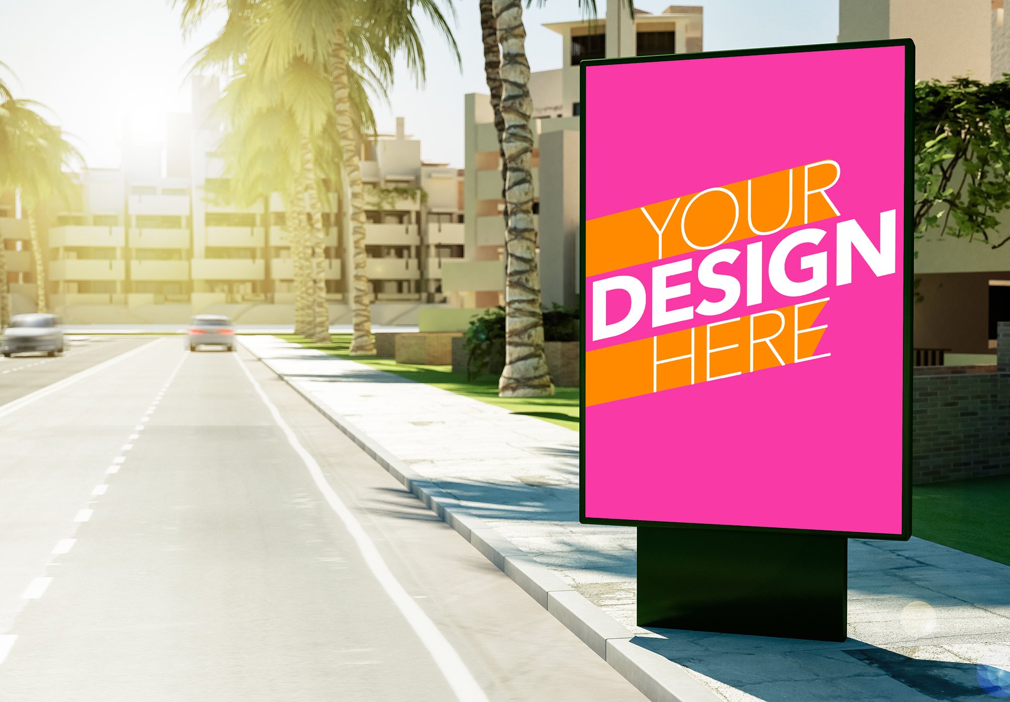 Billboard on the Street Mockup cover image.