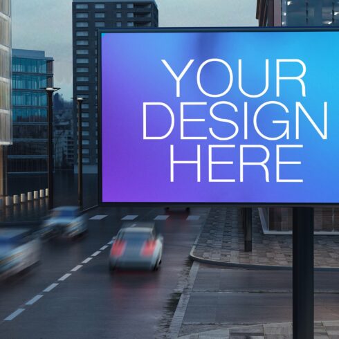 Big Billboard on Roadside Mockup cover image.