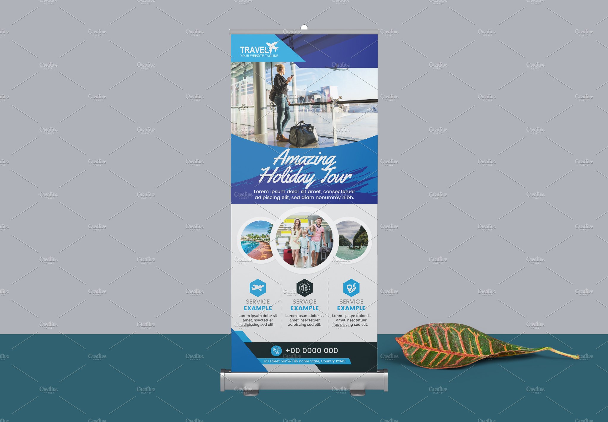 Rollup Banner Template cover image.
