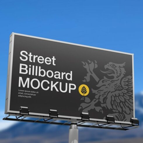 Outdoor Billboard Mockup cover image.