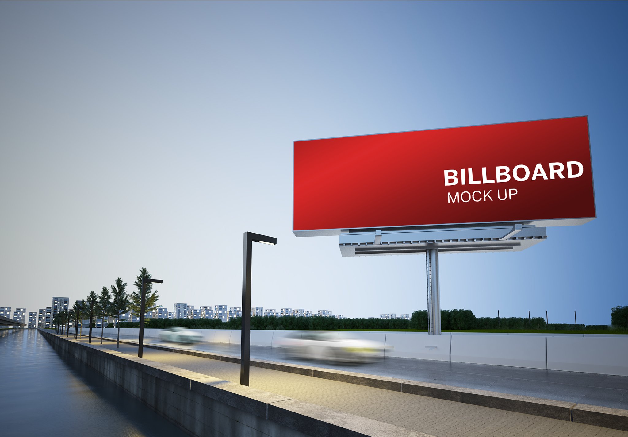 Billboard Mockup on Highway cover image.