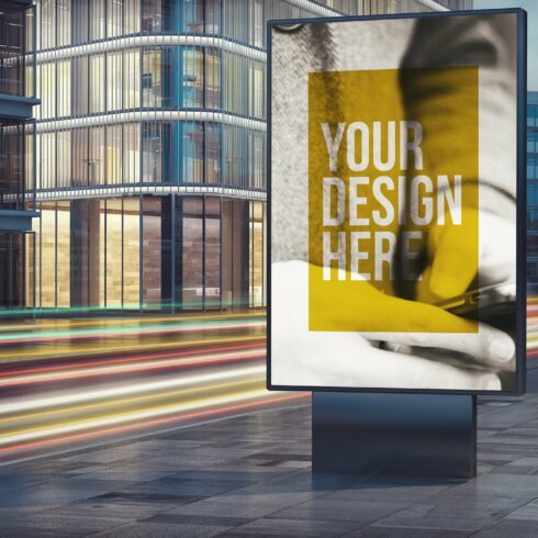 Advertising Billboard Mockup cover image.