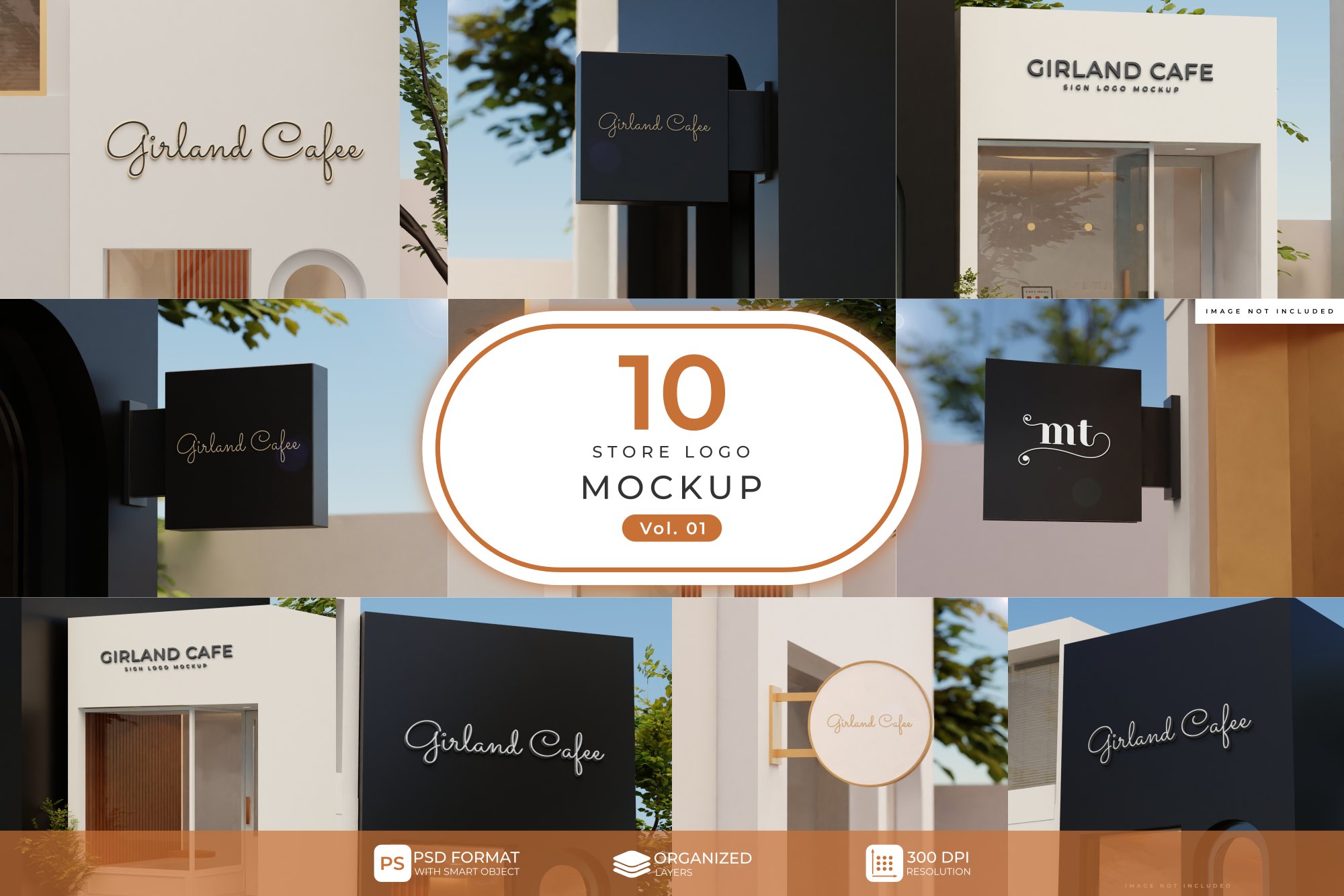 Sign logo mockup vol. 01 cover image.