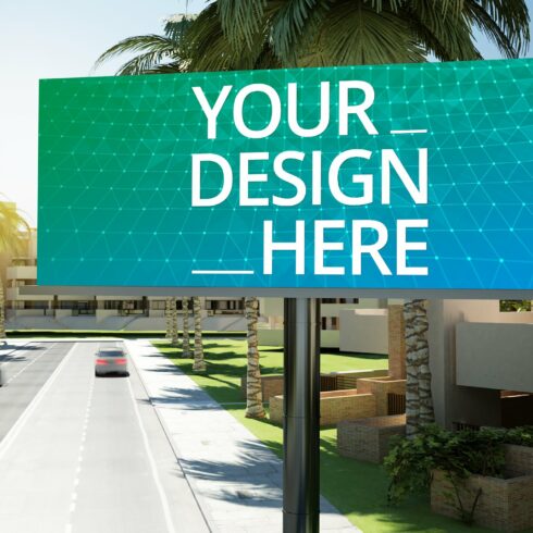 Big Advertising Billboard Mockup cover image.