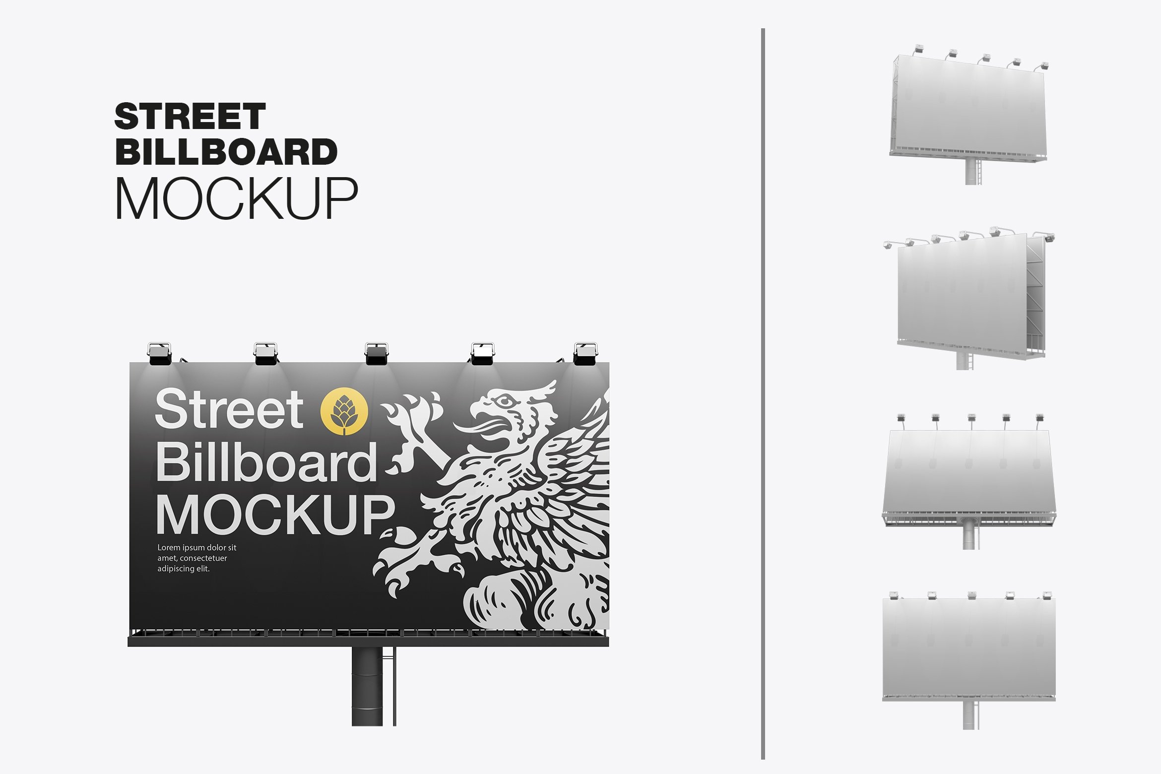 Outdoor Billboard Mockup cover image.