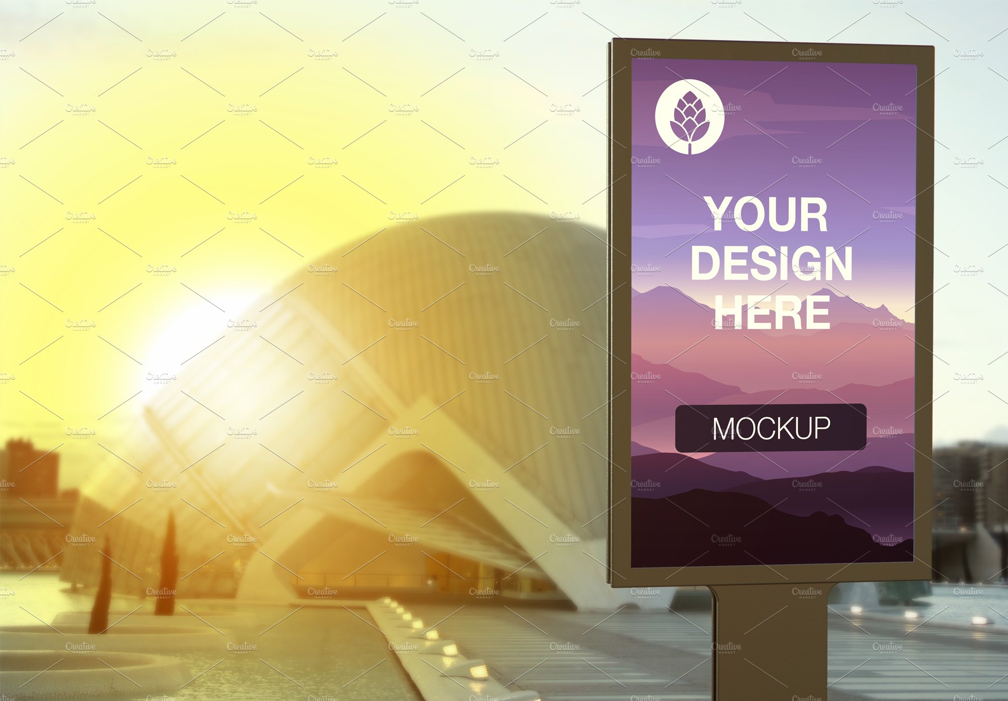 Billboard Advertising Mockup cover image.