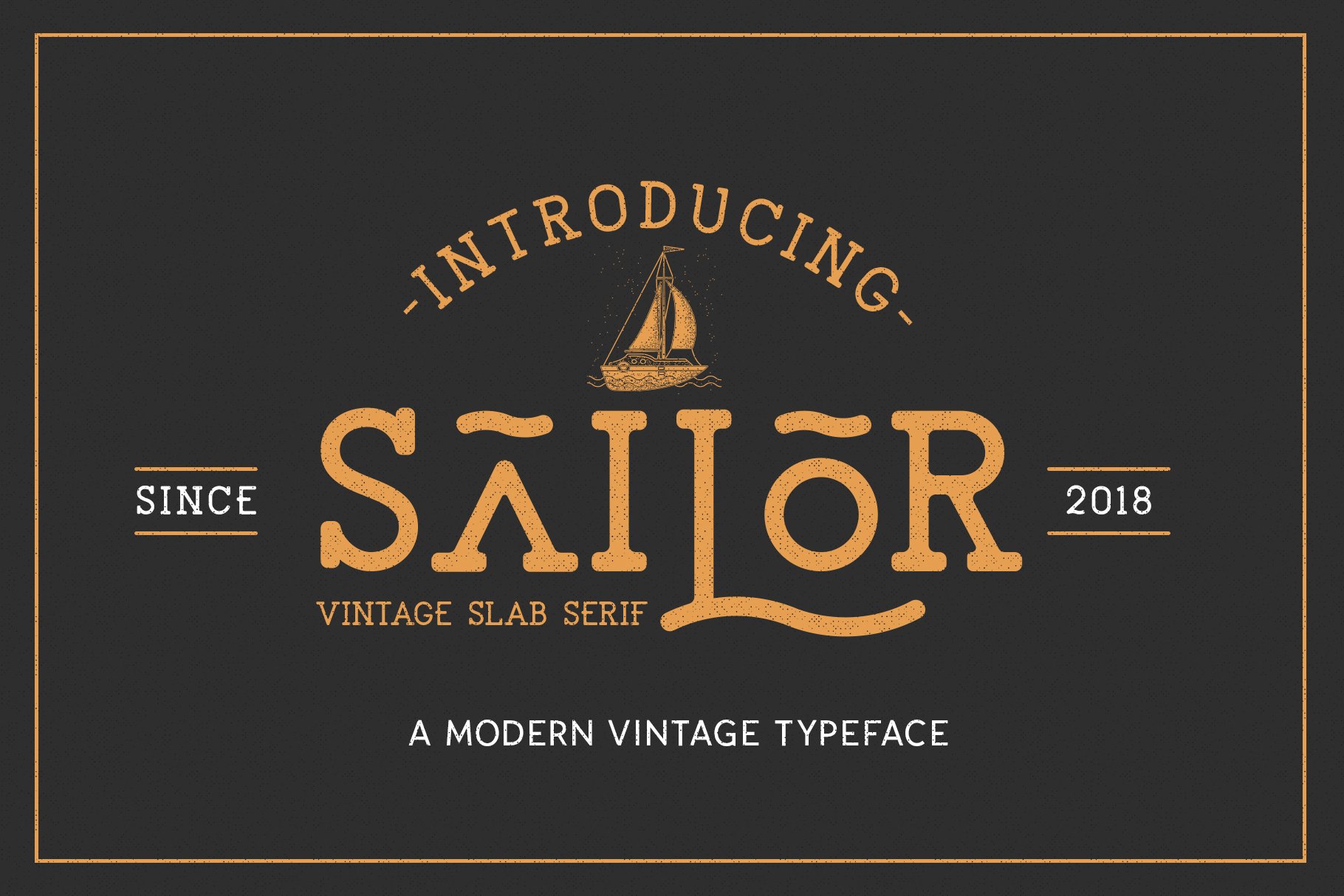 The Sailor Typeface cover image.