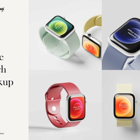 Apple Watch Mockup cover image.