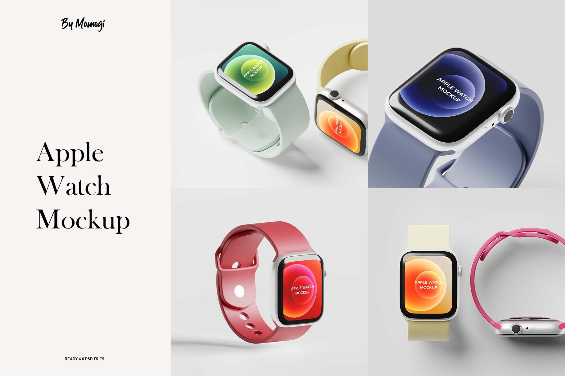 Apple Watch Mockup cover image.