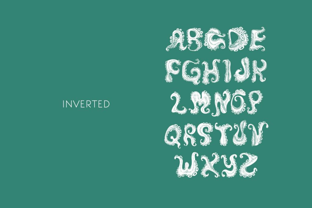 Octo - A hand lettering Octopus font – MasterBundles
