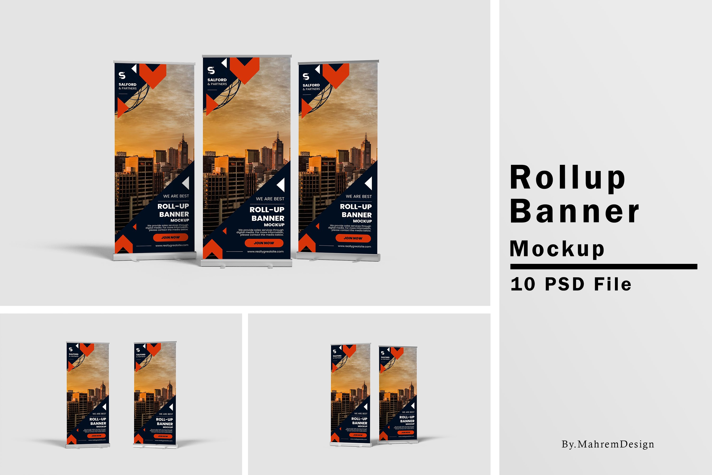 Rollup Banner Mockup cover image.