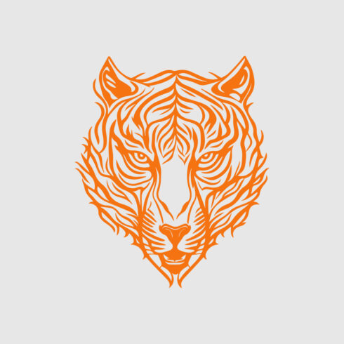 tiger illustration logo design cover image.