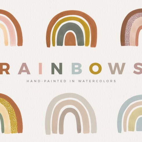 Watercolor Rainbows cover image.