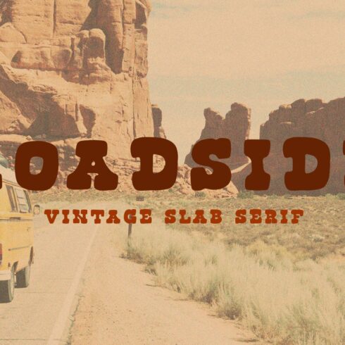 Roadside | Vintage Slab Serif cover image.
