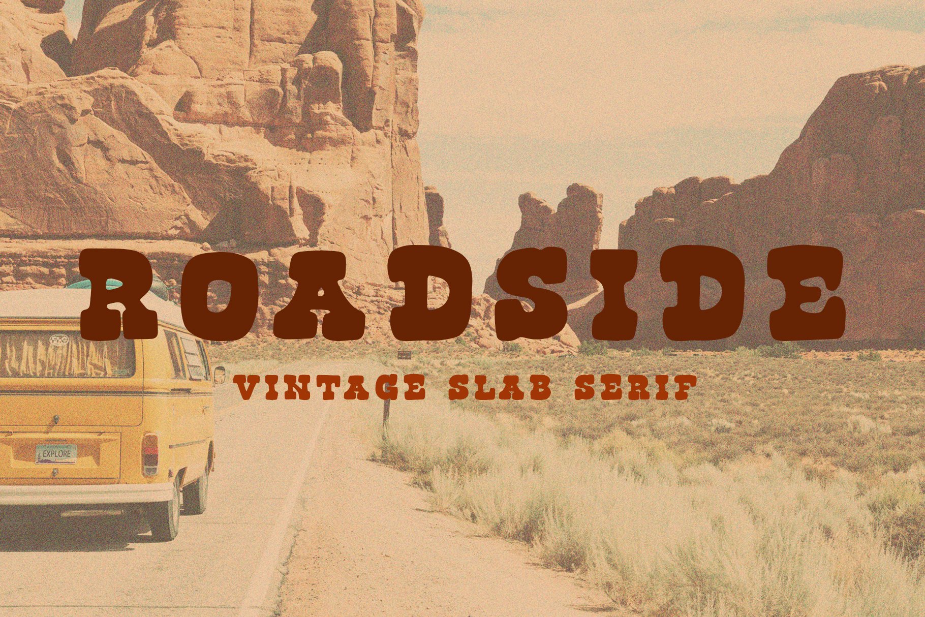 Roadside | Vintage Slab Serif cover image.