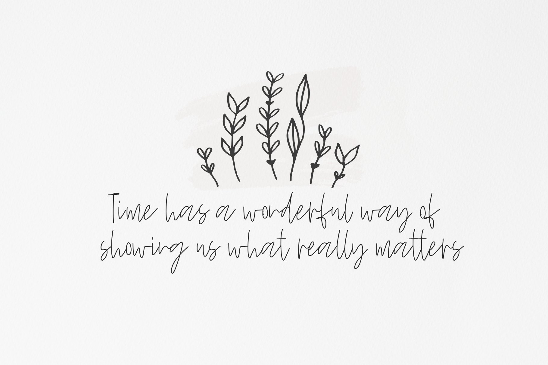 Wildflowers - A Handwritten Font preview image.