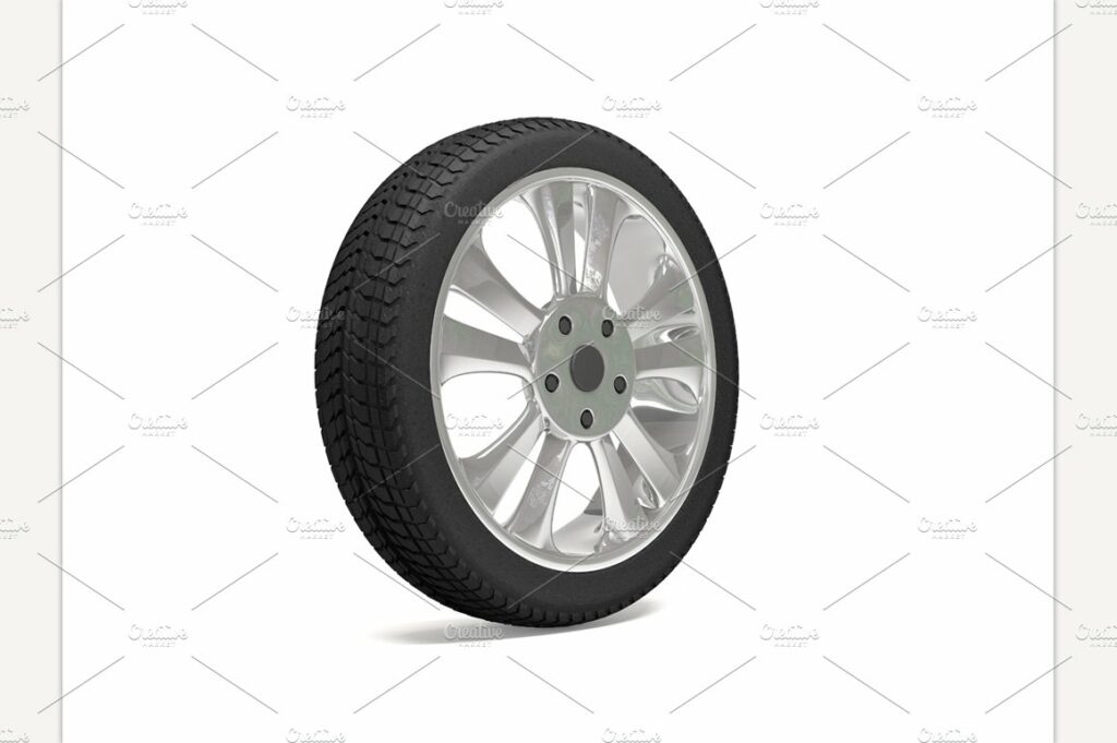 Car wheel 3d rendering – MasterBundles