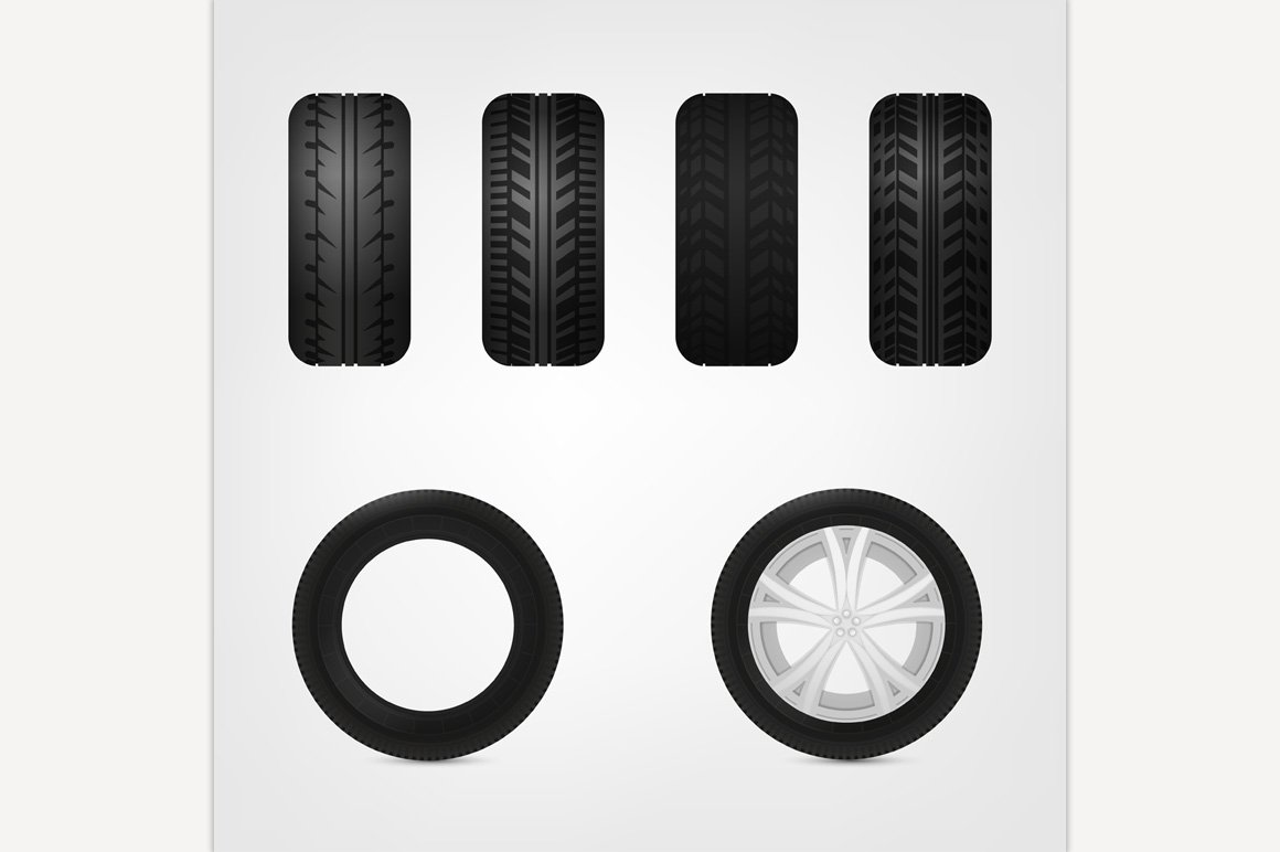 Tires Collection Vector cover image.