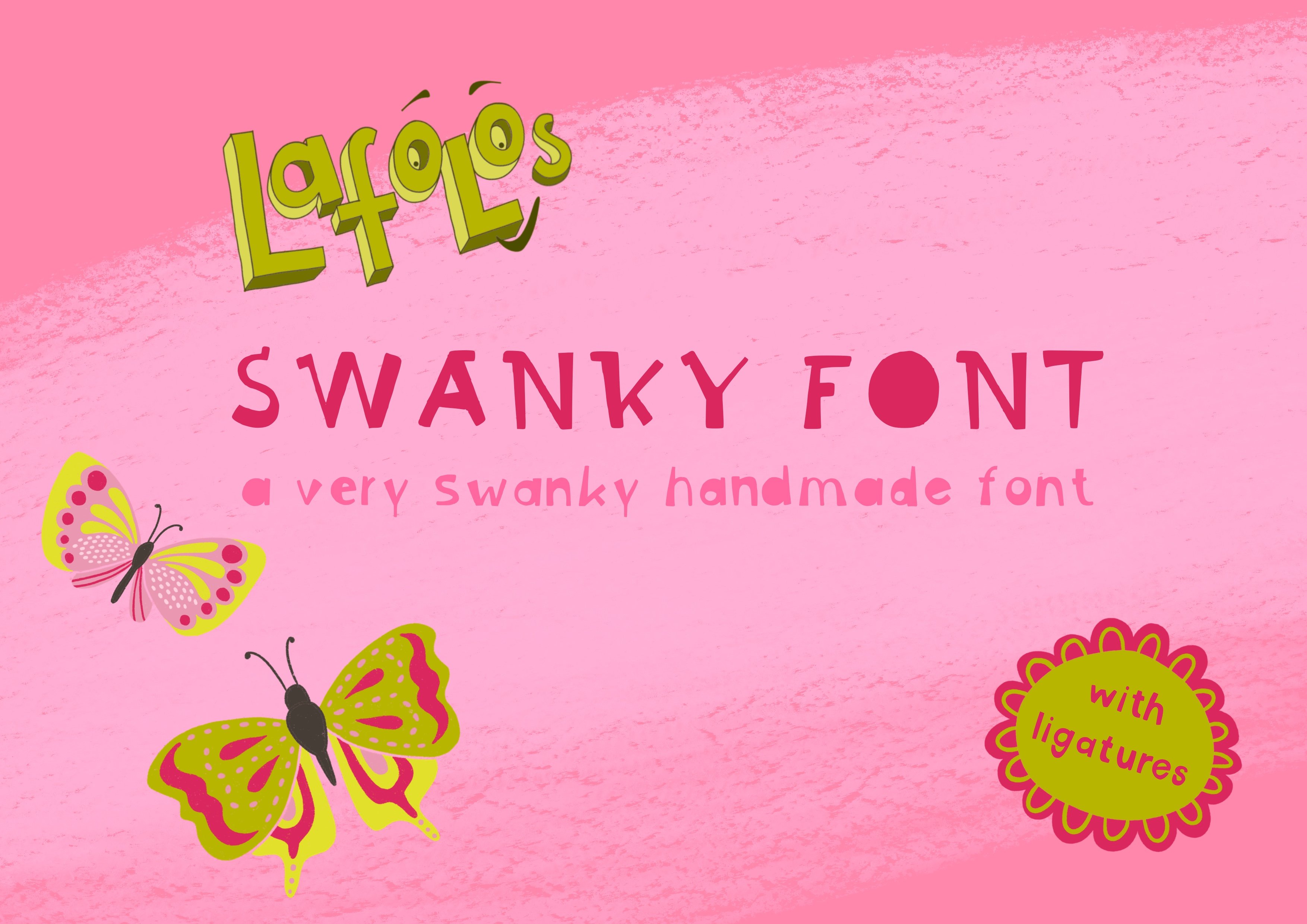 LAFOLOs Swanky Font cover image.