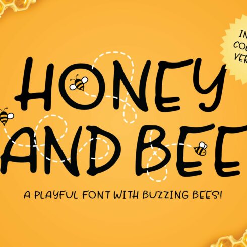 Honey and Bee Font cover image.