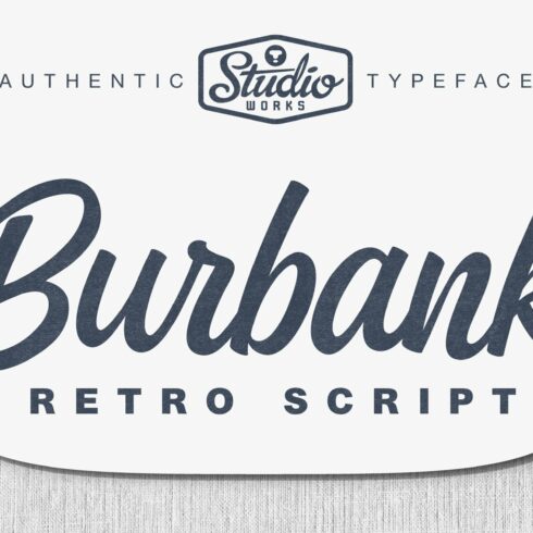 Burbank | Retro Script! cover image.
