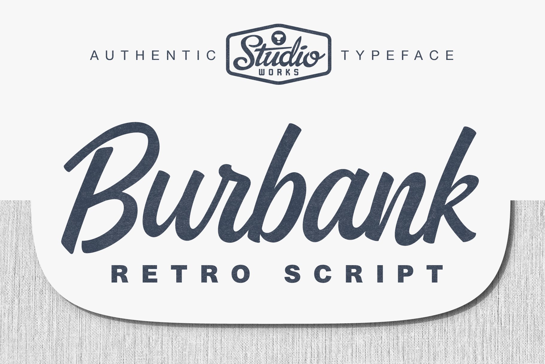 Burbank | Retro Script! cover image.