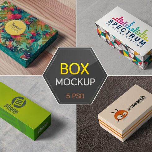 Box / Packaging Mockups cover image.