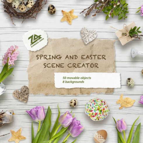 Spring & Easter Scene Creator cover image.