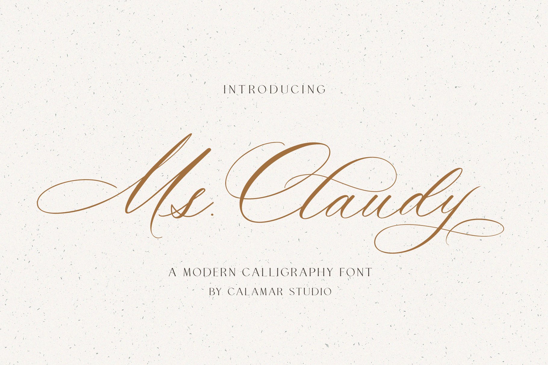 Ms Claudy | Wedding Calligraphy Font cover image.