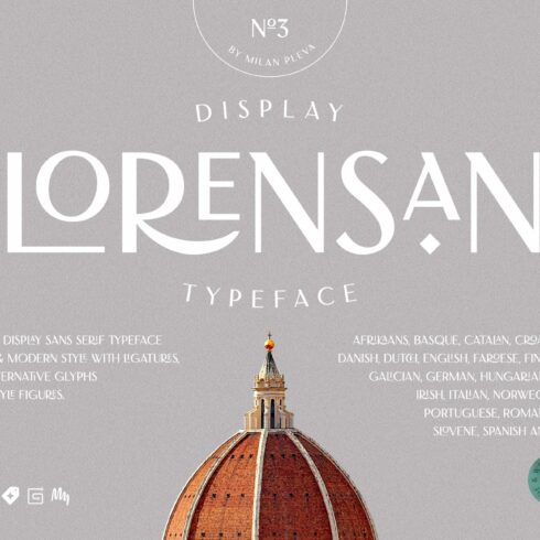 Florensans - Display Typeface cover image.