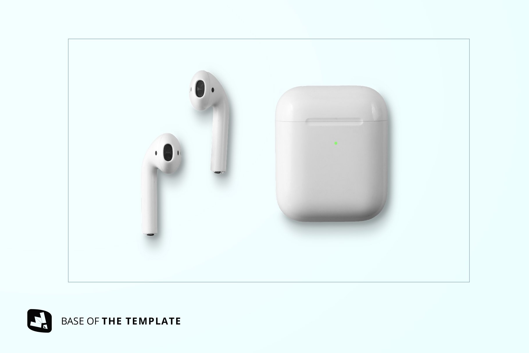 top view airpod case mockup image preview 10 34