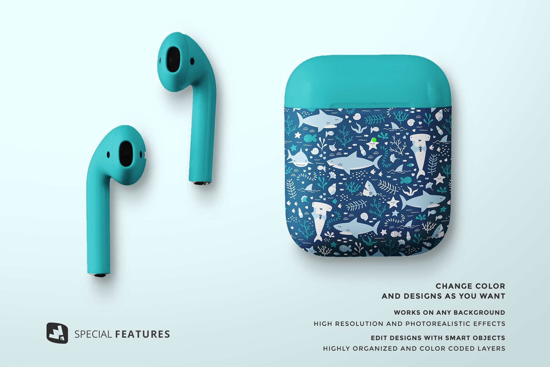 top view airpod case mockup image preview 7 84