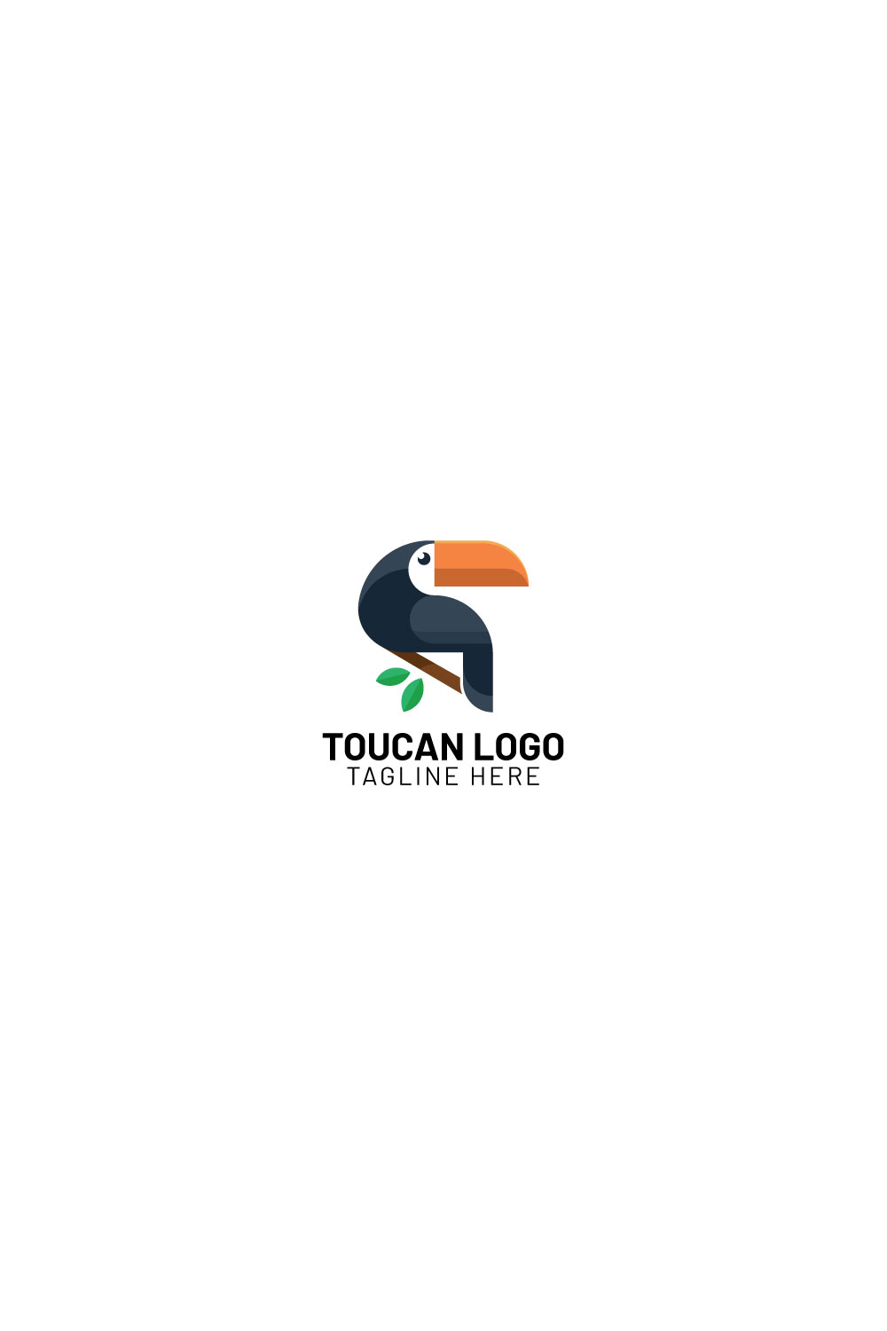 Toucan logo Isolated mascot cartoon vector illustration design pinterest preview image.