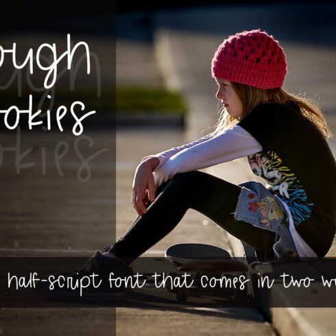 Tough Cookies | A young half-script cover image.