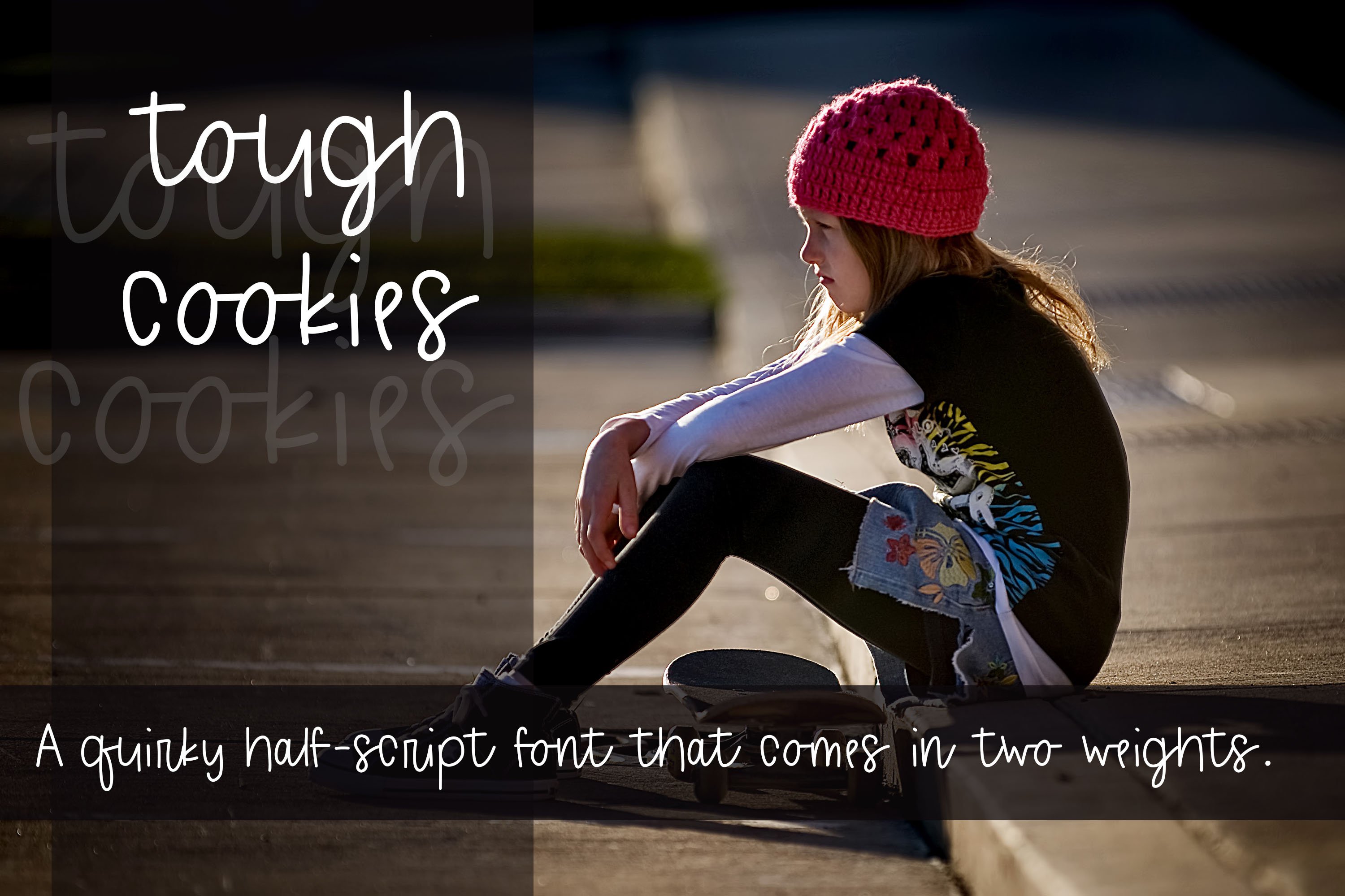 Tough Cookies | A young half-script cover image.