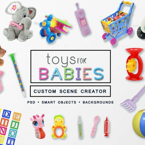 Toys for babies Custom Scene Creator cover image.