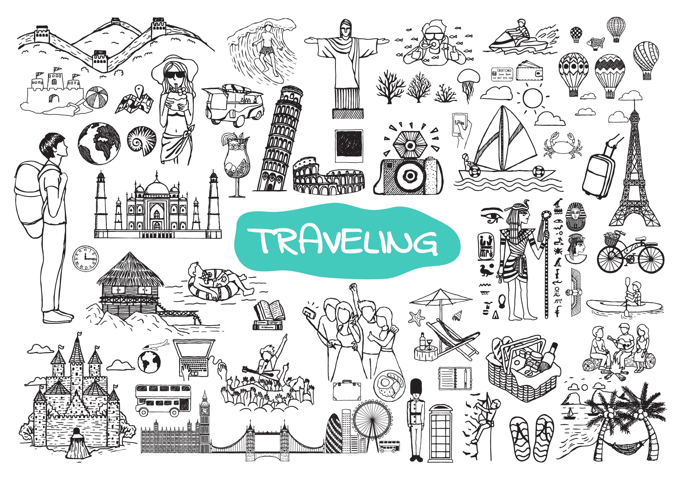 traveling big doodle set 449