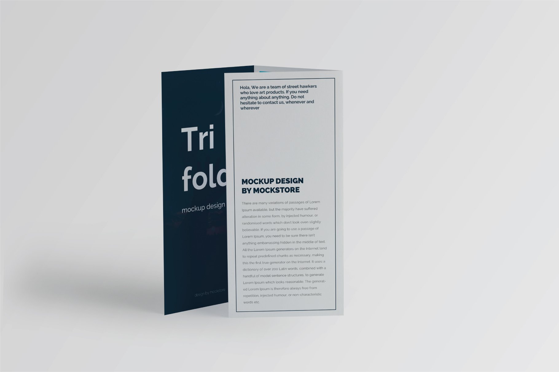 trifold brochure mock up set 6 784