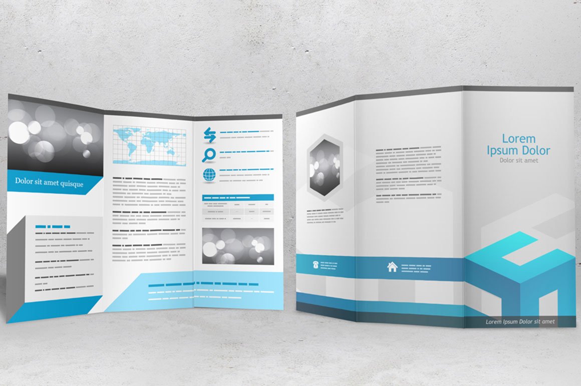 trifold brochure mockups 4 500