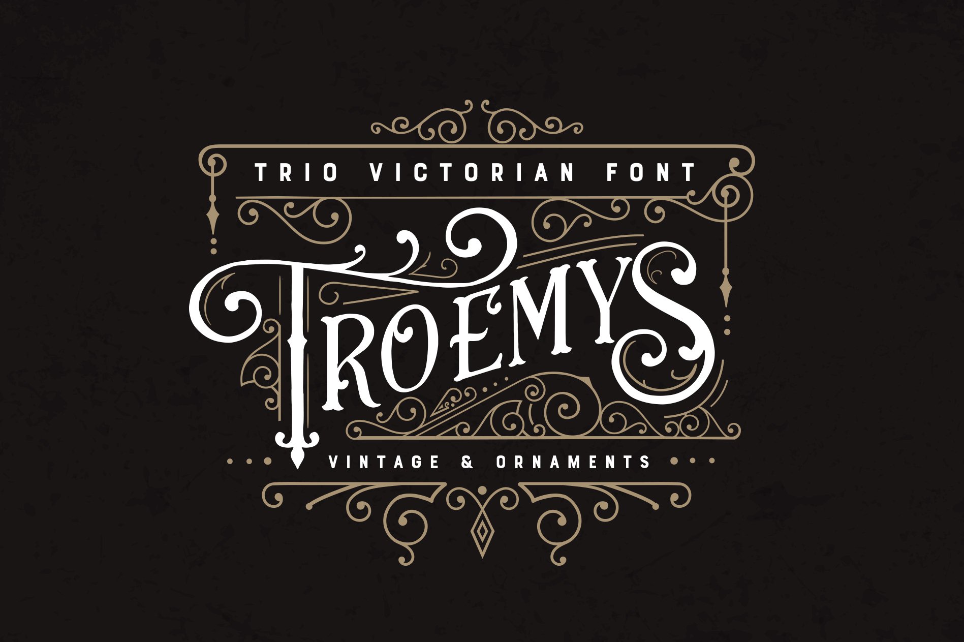 Troemys Font Trio and extras cover image.