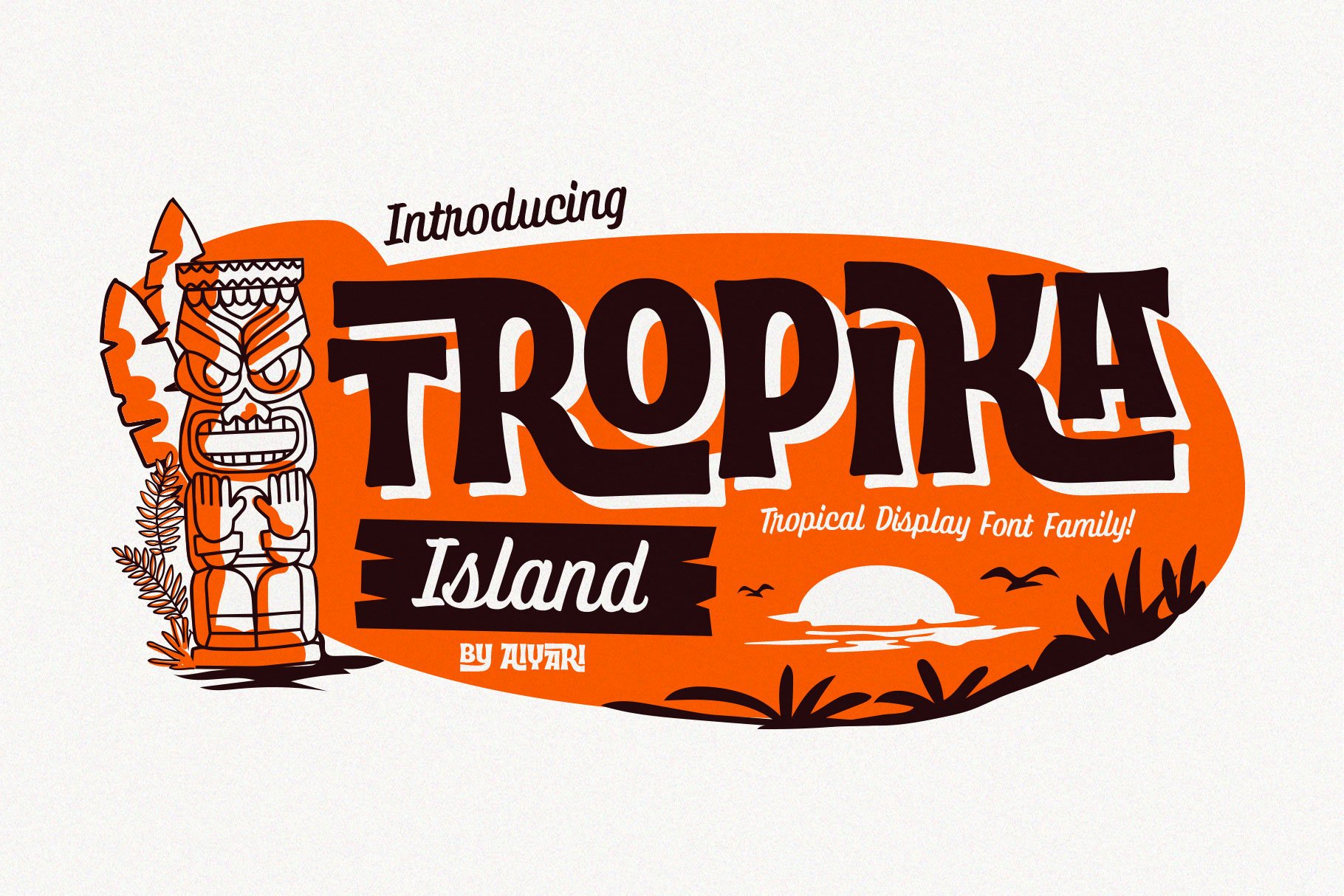 Tropika Island Font Family cover image.