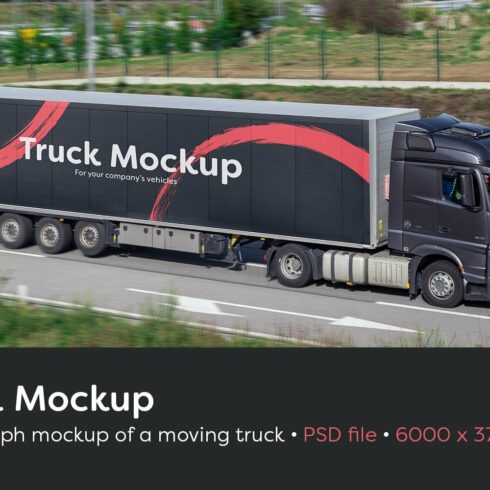 Moving Truck Mockup cover image.