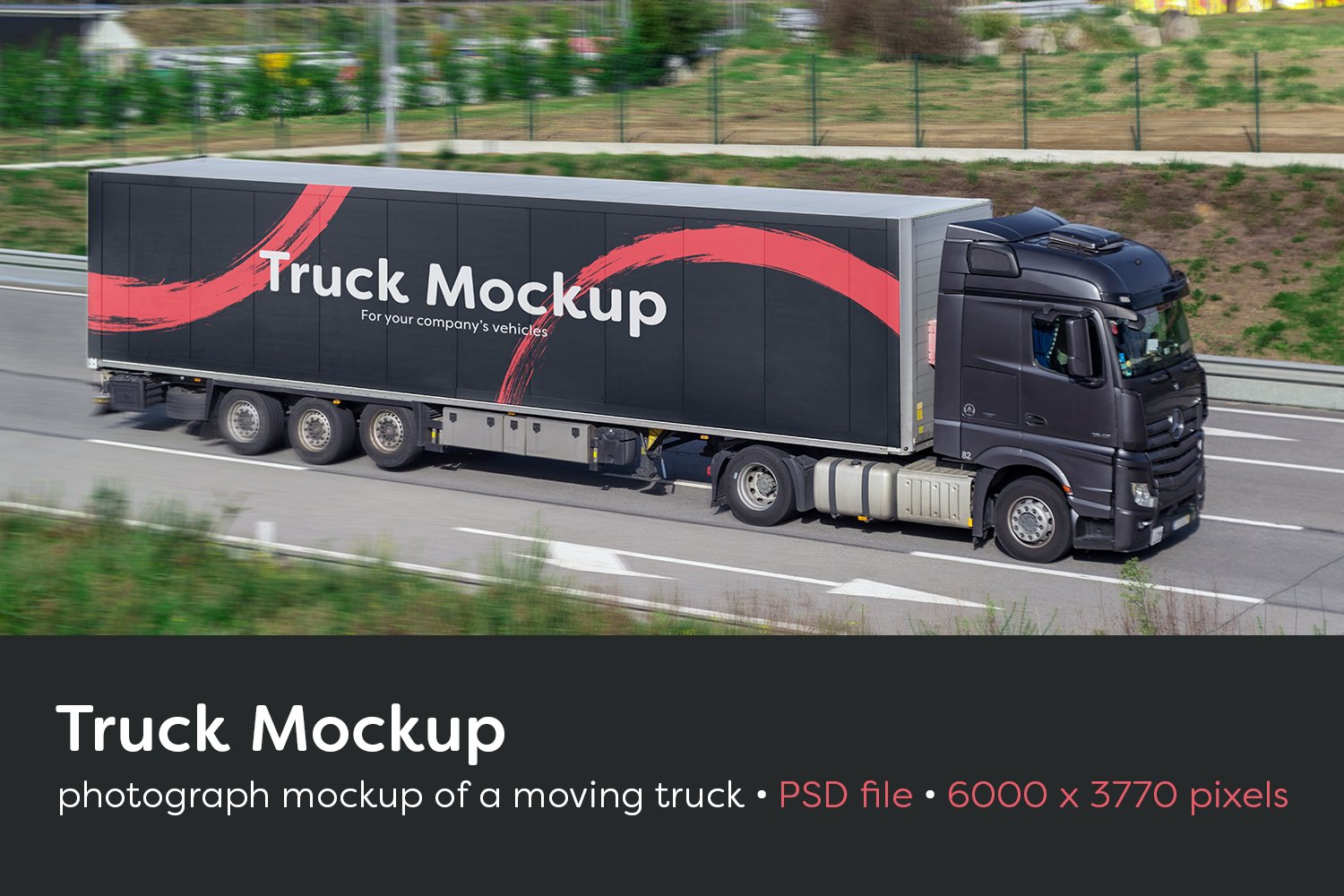 Moving Truck Mockup cover image.