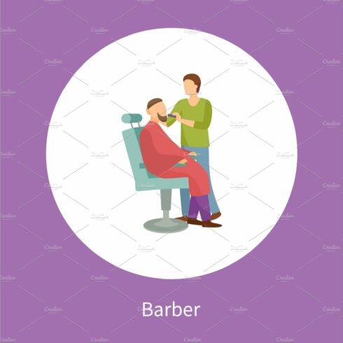 Barber Shop Poster Hairdresser Cut cover image.