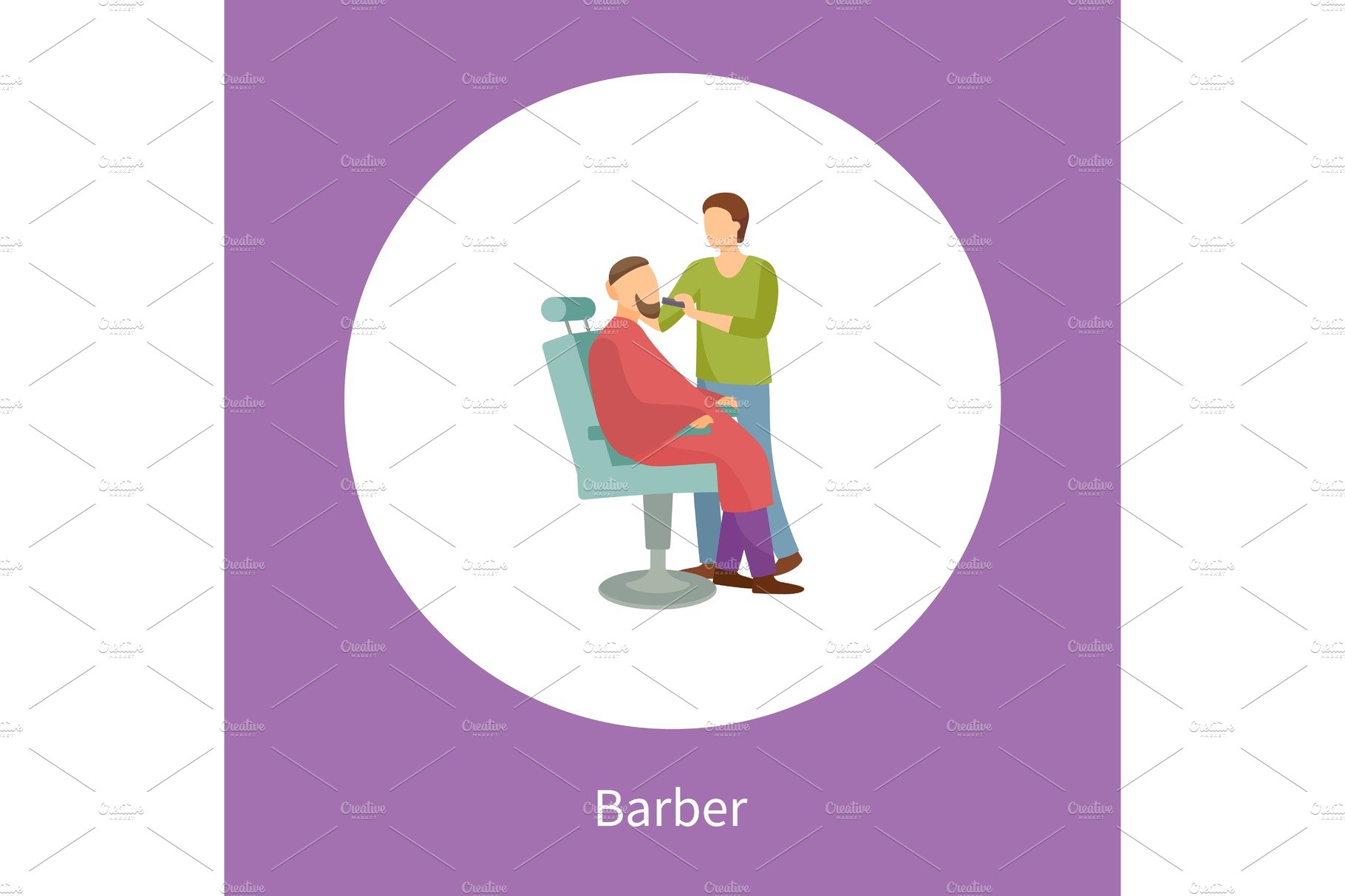 Barber Shop Poster Hairdresser Cut cover image.